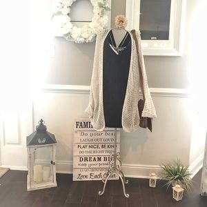 Brandy Melville Loose Open Knit Cardigan NWOT